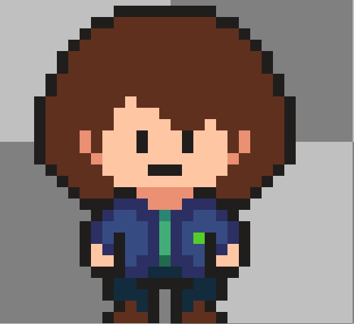 Player com sua roupa padrão